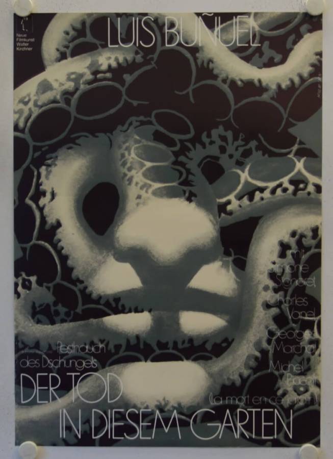 La mort en ce jardin- Death in the Garden re-release german movie poster